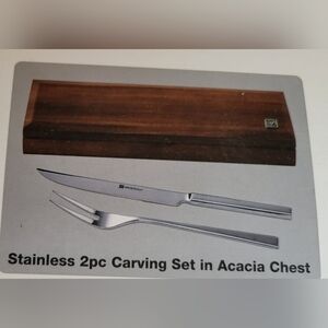 Wusthof-2 PC Carving Set with Case